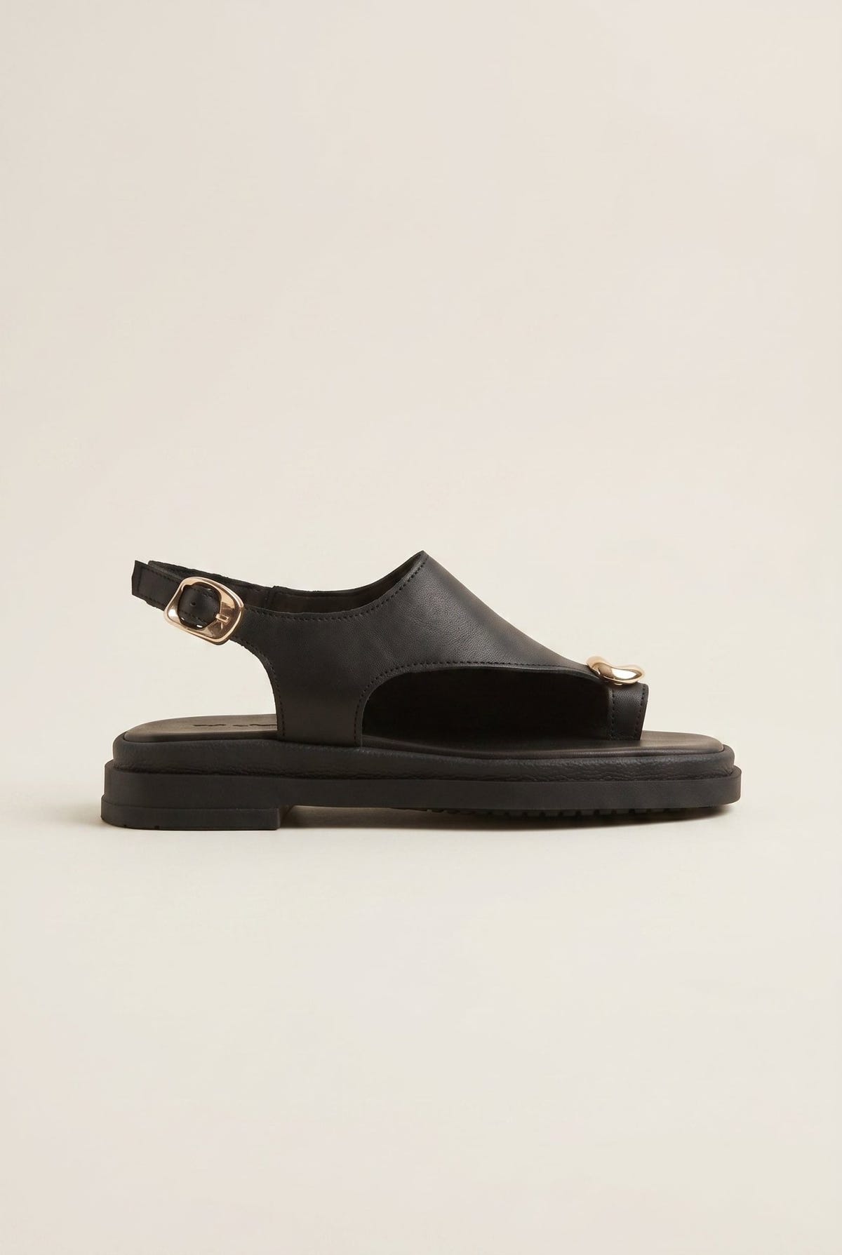 Mariella Fabiani - Flatform Sandals - Black Matte