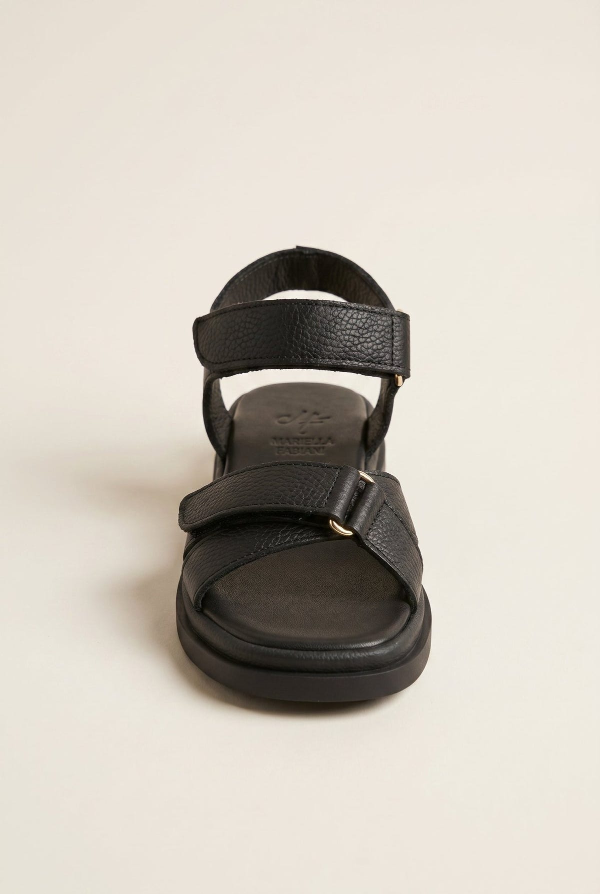 Mariella Fabiani - Flatform Sandals - Black Matte