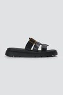 RAGAZZA - Flatform Sandals - Black Matte