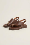 Mariella Fabiani - Flatform Sandals - Brown Matte