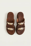 Mariella Fabiani - Flatform Sandals - Brown Matte