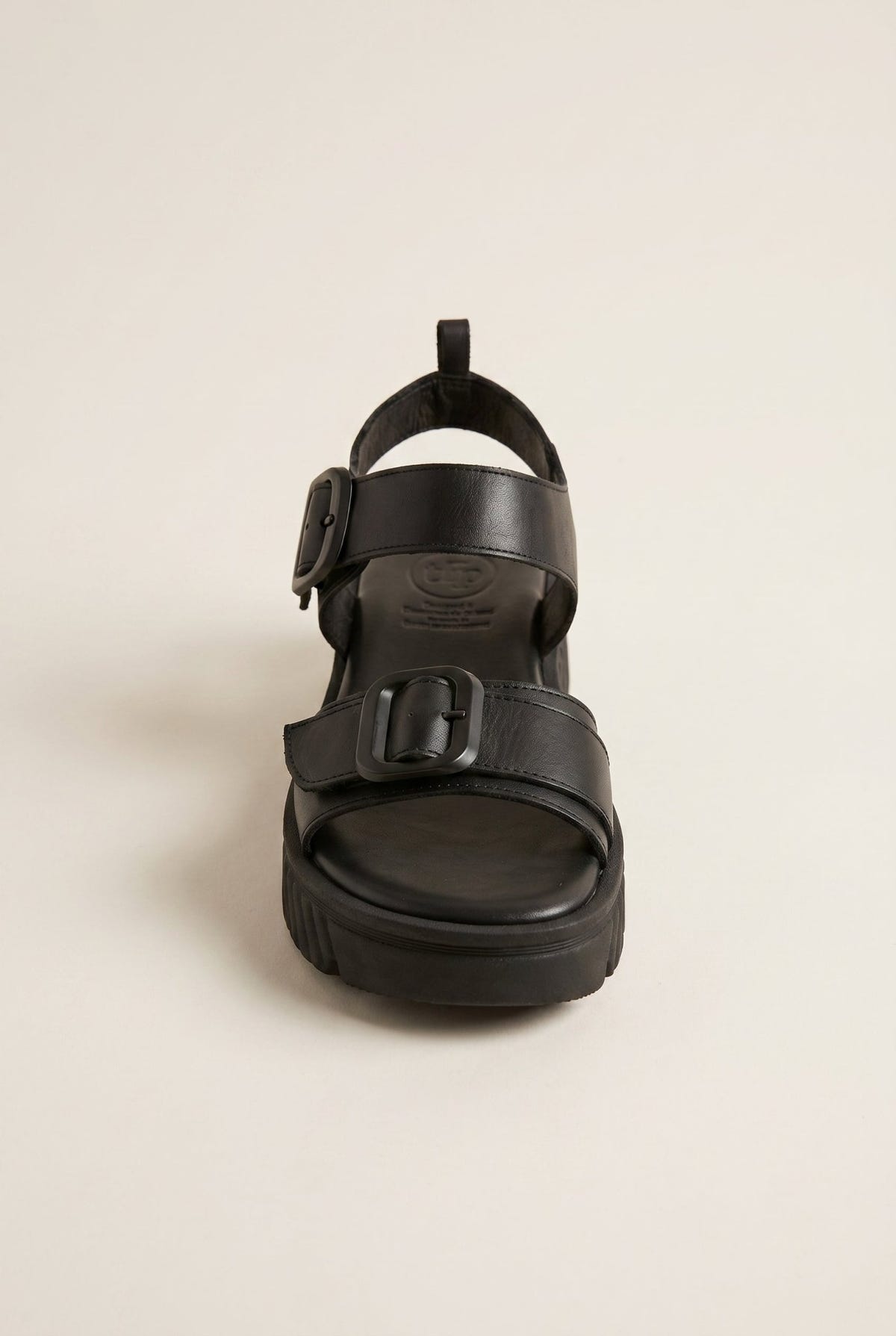 TFP - Flatform Sandals Buckle Strap - Black Matte