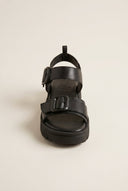 TFP - Flatform Sandals Buckle Strap - Black Matte