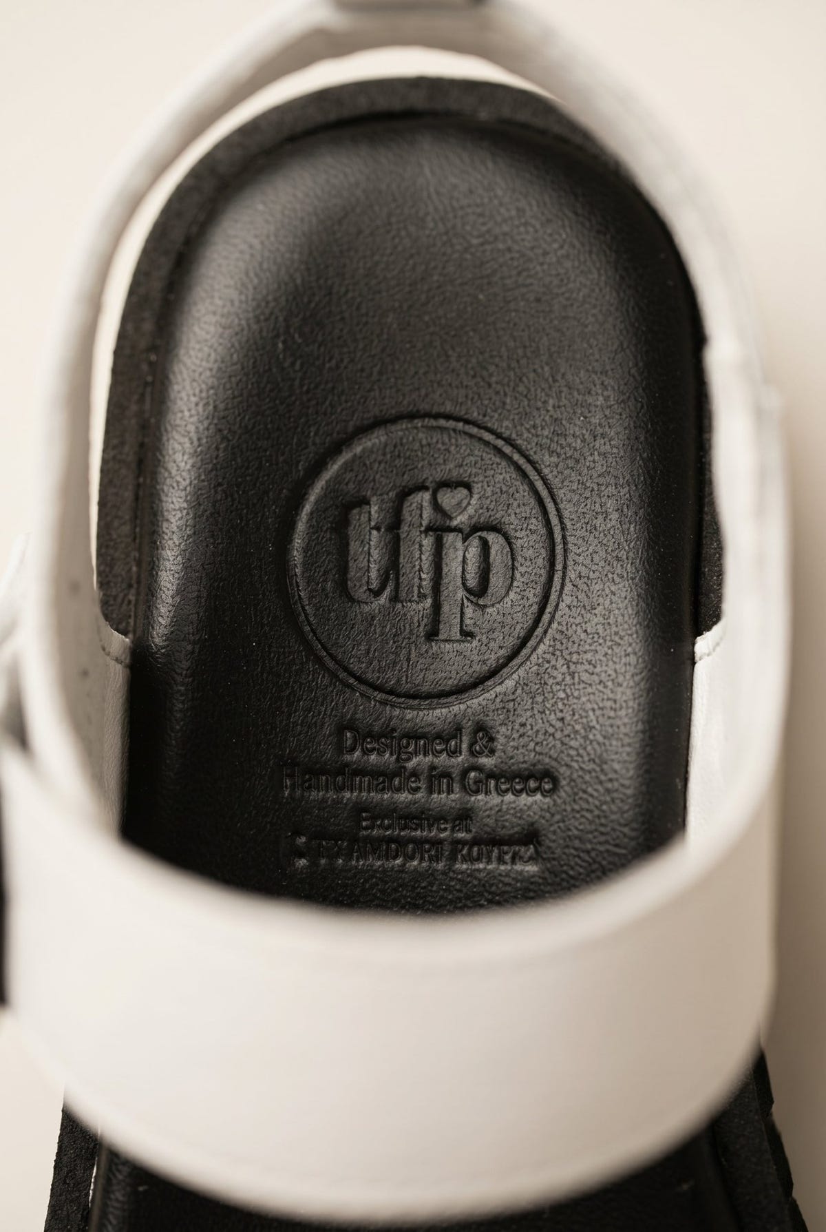 TFP - Flatform Sandals Buckle Strap - White Matte