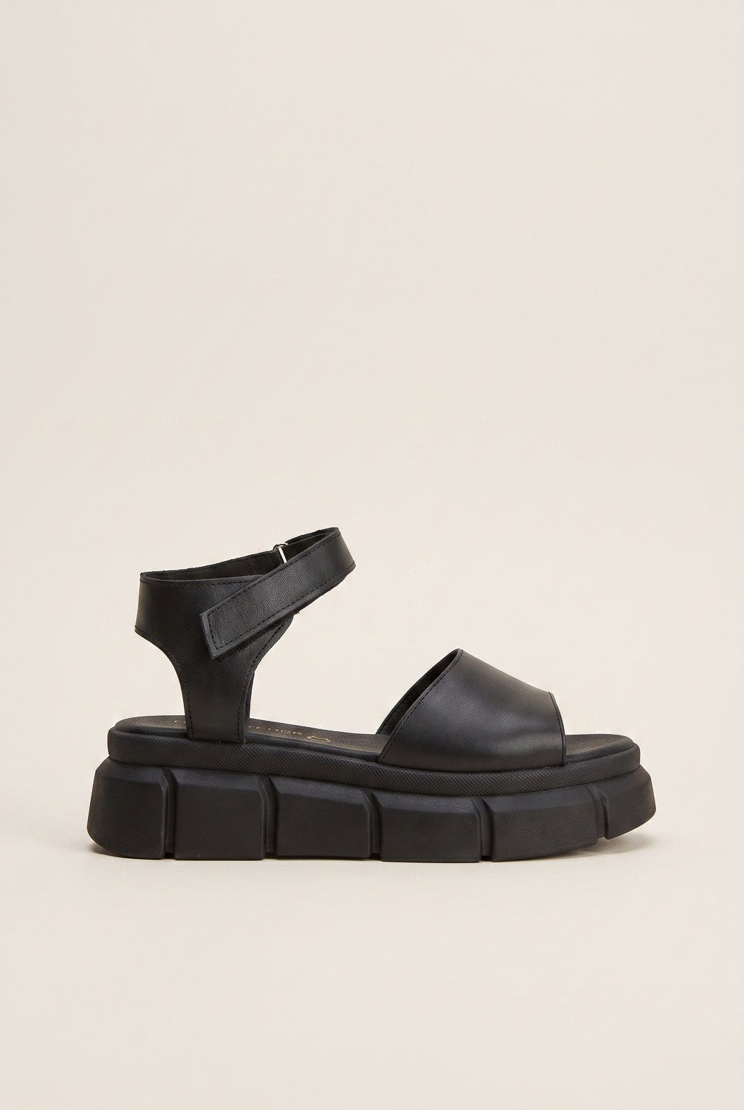 TFP - Flatform Sandals Chunky Sole - Black Matte