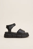 TFP - Flatform Sandals Chunky Sole - Black Matte