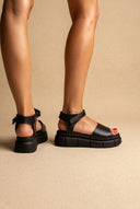 TFP - Flatform Sandals Chunky Sole - Black Matte