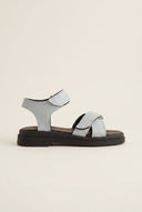 Mariella Fabiani - Flatform Sandals - Light Grey Matte