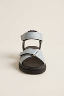 Mariella Fabiani - Flatform Sandals - Light Grey Matte