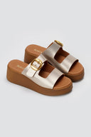 RAGAZZA - Flatform Sandals - Sand Matte