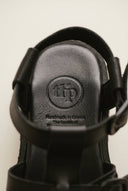 TFP - Flatform Sandals Side Buckle - Black Matte