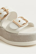 Mariella Fabiani - Flatform Sandals - White Matte
