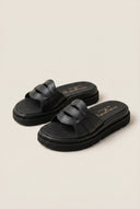 TFP - Flatform Sandals Wide Cut Out - Black Matte