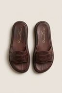 TFP - Flatform Sandals Wide Cut Out - Brown Matte