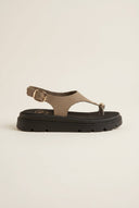 TFP - Flatform Toe Ring Sandals T - Strap - Khaki