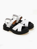 Flatforms crossover σανδάλια VIZZANO 6499.104 - Λευκό - thefashionproject.gr - VIZZANO
