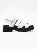 Flatforms crossover σανδάλια VIZZANO 6499.104 - Λευκό - thefashionproject.gr - VIZZANO