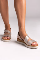 Flatforms σανδάλια δερμάτινα Ragazza 0411