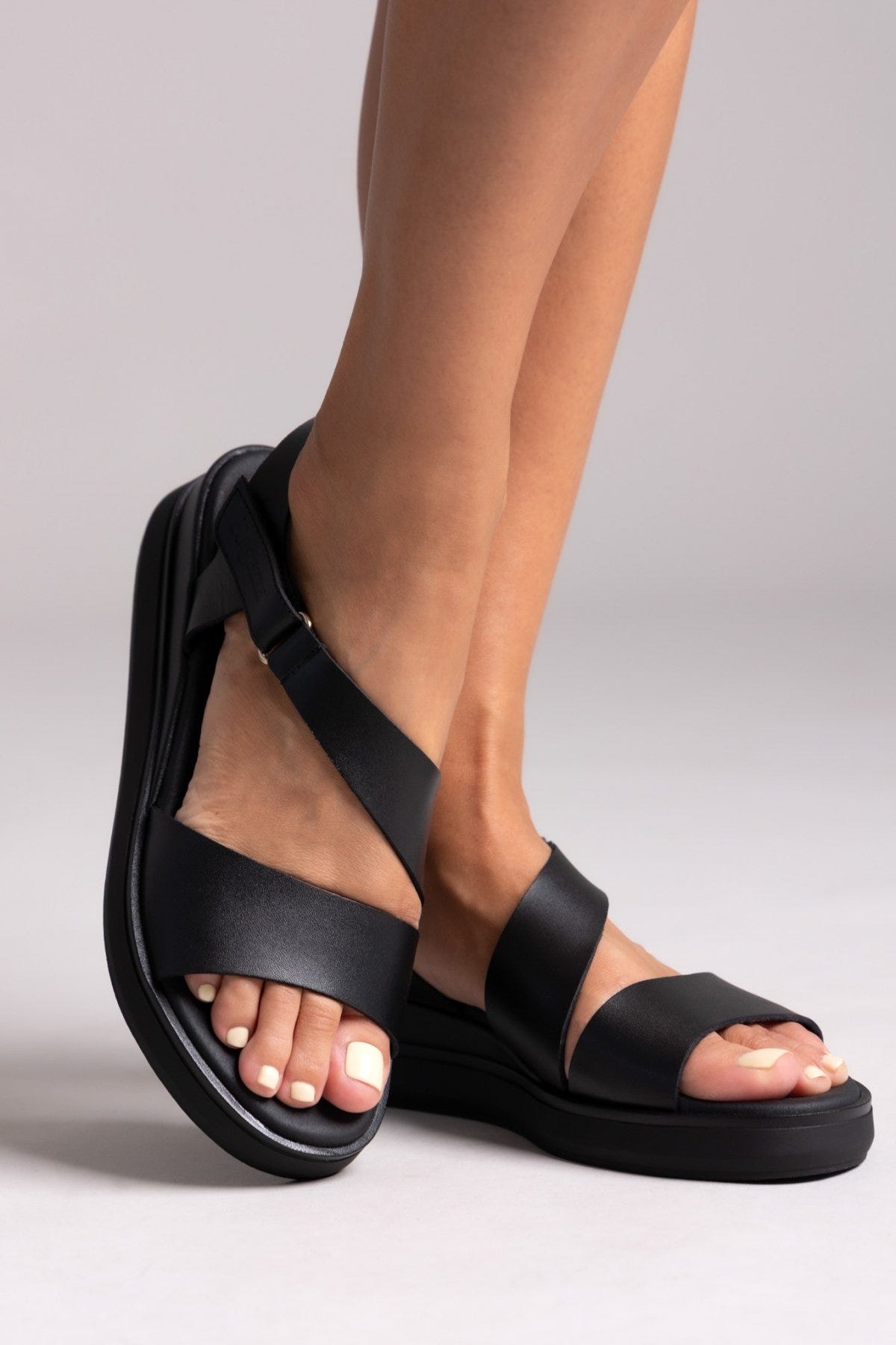 Flatforms σανδάλια δερμάτινα Ragazza 0411