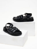 Flatforms σανδάλια gladiator - Μαύρο - thefashionproject.gr - Eco Twins