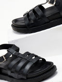 Flatforms σανδάλια gladiator - Μαύρο - thefashionproject.gr - Eco Twins
