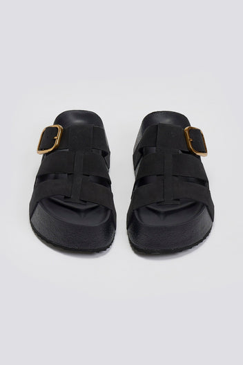 Flatforms σανδάλια καστόρινα ATENEO