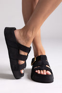 Flatforms σανδάλια καστόρινα ATENEO