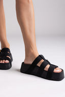 Flatforms σανδάλια καστόρινα ATENEO