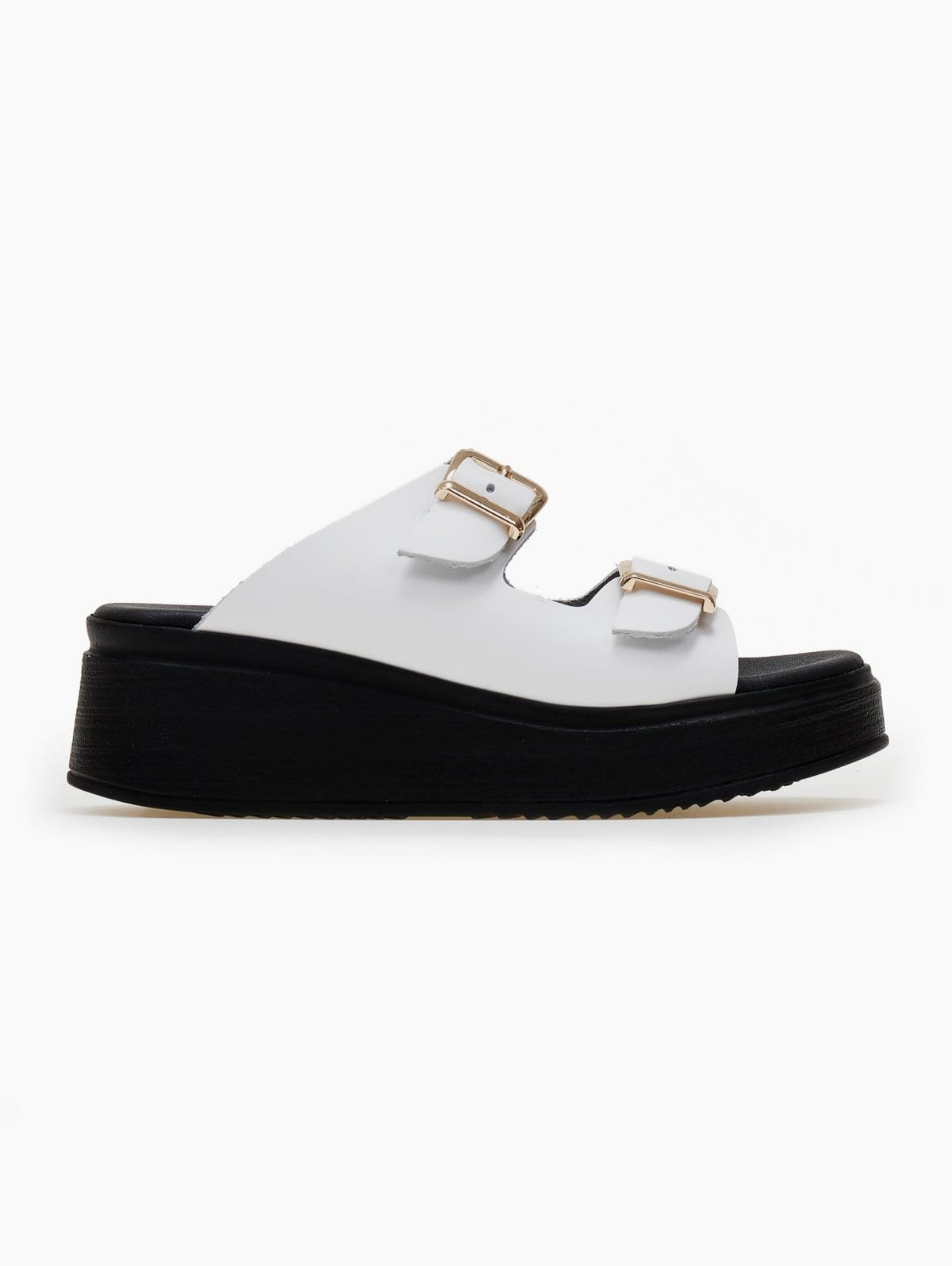 Flatforms σανδάλια με oversized τοκάδες Estil - Λευκό - thefashionproject.gr - Estil
