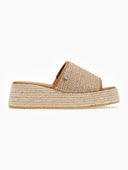 Flatforms σανδάλια με ψάθα και σχοινί Refresh 17175301 - Τάουπε - thefashionproject.gr - Refresh