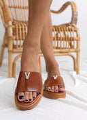 Flatforms σανδάλια με στρας στοιχείο TFP - Ταμπά - thefashionproject.gr - TFP