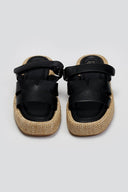 Flatforms σανδάλια με velcro ERYNN - Μαύρο - thefashionproject.gr - ERYNN