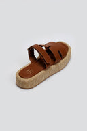 Flatforms σανδάλια με velcro ERYNN - Ταμπά - thefashionproject.gr - ERYNN