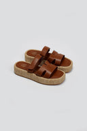Flatforms σανδάλια με velcro ERYNN - Ταμπά - thefashionproject.gr - ERYNN