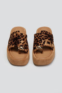 Flatforms σανδάλια suede ERYNN - Leopard - thefashionproject.gr - ERYNN
