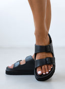 Flatforms slides ATENEO - Μαύρο - thefashionproject.gr - ATENEO