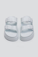 Flatforms slides με τοκάδες ATENEO - Λευκό - thefashionproject.gr - ATENEO