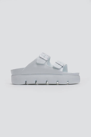 Flatforms slides με τοκάδες ATENEO - Λευκό - thefashionproject.gr - ATENEO