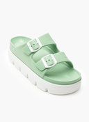 Flatforms slides με τοκάδες ATENEO - Μέντα - thefashionproject.gr - ATENEO