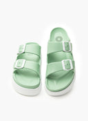 Flatforms slides με τοκάδες ATENEO - Μέντα - thefashionproject.gr - ATENEO