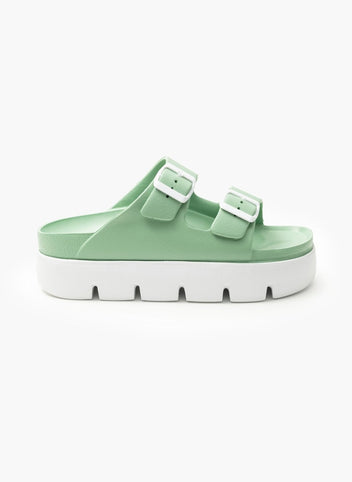 Flatforms slides με τοκάδες ATENEO - Μέντα - thefashionproject.gr - ATENEO