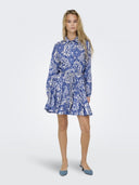 Φόρεμα boho με λαχούρια ONLY 15305484 - Μπλε - thefashionproject.gr - ONLY