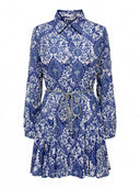 Φόρεμα boho με λαχούρια ONLY 15305484 - Μπλε - thefashionproject.gr - ONLY