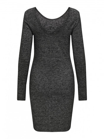 Φόρεμα glitter με ανοιχτή πλάτη ONLY 15335088 - Μαύρο/Ασημί - thefashionproject.gr - ONLY