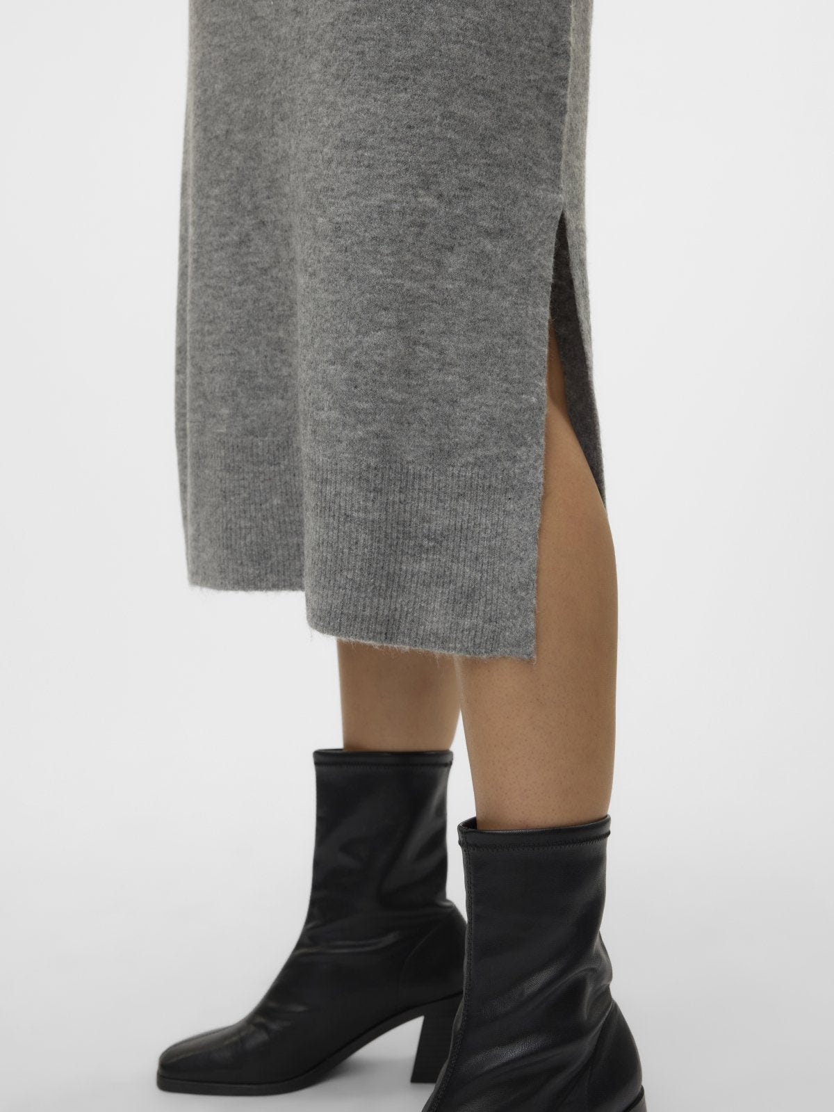 Φόρεμα μακρύ πλεκτό Vero Moda 10309605 - Γκρι - thefashionproject.gr - VERO MODA