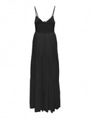 Φόρεμα μάξι με δέσιμο Only 15346818 - Μαύρο - thefashionproject.gr - ONLY