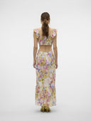 Φόρεμα με ανοιχτή πλάτη και βολάν Vero Moda 10323628 - Multi - thefashionproject.gr - VERO MODA