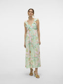 Φόρεμα με βολάν στους ώμους Vero Moda 10324125 - Multi - thefashionproject.gr - VERO MODA