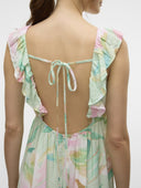 Φόρεμα με βολάν στους ώμους Vero Moda 10324125 - Multi - thefashionproject.gr - VERO MODA