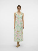 Φόρεμα με βολάν στους ώμους Vero Moda 10324125 - Multi - thefashionproject.gr - VERO MODA